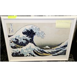 THE GREAT WAVE AT KANAGAWA FRAMED POSTER