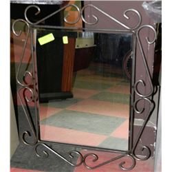 STEEL FRAMED MIRROR