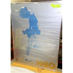 FRAMED WINTER OLYMPIC PICTURE