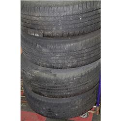 SET OF 4 TIRES/RIMS 265/70R17 WRANGLER ST W/CAPS &