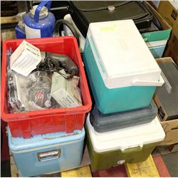 PALLET OF CANTRACTORS ITEMS INCLUDING PIONEER