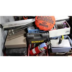 PALLET OF CONTRACTORS ITEMS INCLUDING FIRE