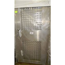 STAINLESS STEEL DOOR & FRAME 41-1/2"X82"ON CHOICE