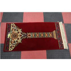 AUTHENTIC PERSIAN RUG 50" X 24" WITH CLIPS FOR