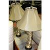 Image 1 : PAIR OF SHOWHOME TABLE LAMPS