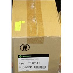 CASE OF 10 GREENLEE VOLTAGE DETECTORS