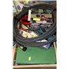 Image 1 : BOX OF TOOLS INCL. LEVELS,BATTERY CHARGER & MORE