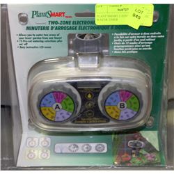 PLANT SMART 2 ZONE ELECTRONIC WATER TIMER