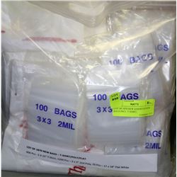 LOT OF 1870 ASSORTED NEW BAGS INCL. T-SHIRT, POLY,