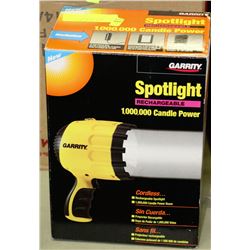 1,000,000 CANDLE POWER RECHARGEABLE SPOTLIGHT
