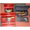 Image 1 : THREE TOOL BOXES WITH CONTENTS