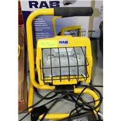 LOT OF 2 HALOGEN LAMPS, 1 NEW IN BOX, I OUT OF BOX