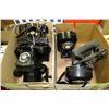 Image 1 : LOT OF 2 BOXES WITH VINTAGE TELEPHONES INCL.