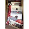 Image 1 : BOX WITH 4 BOXES OF NEW GOLF BALLS W/S STAFF ZIP