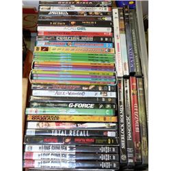 FLAT OF ASSORTED DVD MOVIES & TV EPISODES