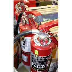 THREE FULLY CHARGED FIRE EXTINGUISHERS