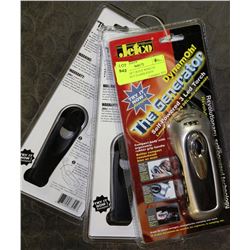 BUNDLE OF 3 JETCO WIND UP EMERGENCY FLASHLIGHTS