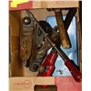 Image 1 : BOX OF ASSORTED VINTAGE HAND TOOLS