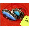 Image 1 : LOT OF 2 SILVER/TURQUOISE RINGS