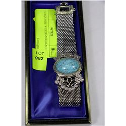 TURQUOISE WIDE BAND BRACELET