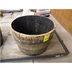 Jack Daniels 1/2 barrel planter