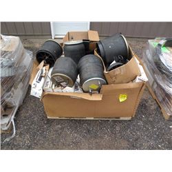 Pallet of air bags, shocks, & misc truck parts