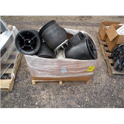 Pallet of air bags & misc truck parts