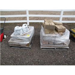 Qty 2 pallets of retaining wall block