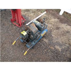 Twin tank gas air compressor