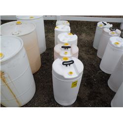 Qty 5  18 gallon barrels