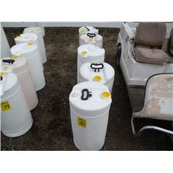 Qty 5  18 gallon barrels