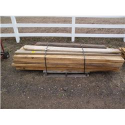 Pallet of wood planks