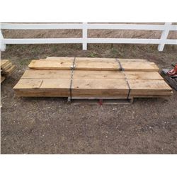 Pallet of wood planks