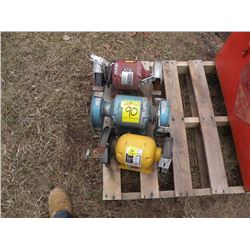 Qty 3 bench grinders