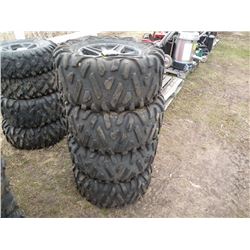 Qty 4 ATV tires 29x11-14 on rims