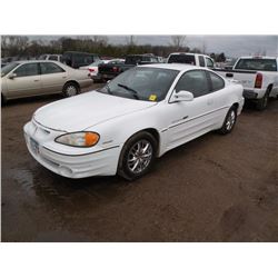 2000 Pontiac Grand Am -no power steering SN#-1G2NW12E0YM840906