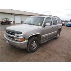 2000 Chev Tahoe SN#-1GNEK13T3YJ129598