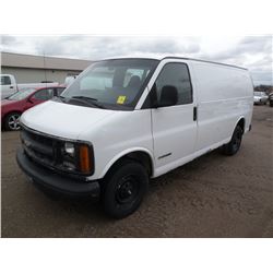 2002 Chev Cargo Express Van SN#-1GCGG25R321234045