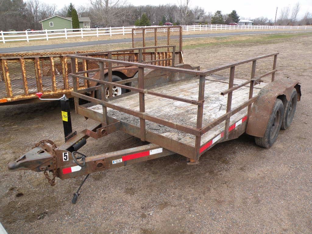1974 Homemade tandem axle trailer