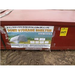 20x30 ft ceiling canvas storage bldg -12ft ceiling-New