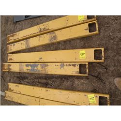 Pair of 6ft fork extensions