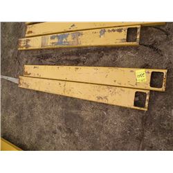 Pair of 6ft fork extensions