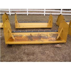 8ft snowpusher for skidloader