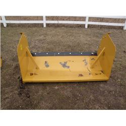 6ft snowpusher for skidloader