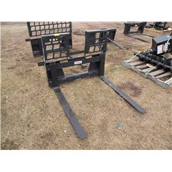 Stout 48" heavy duty pallet forks w/walk-thru frame-New