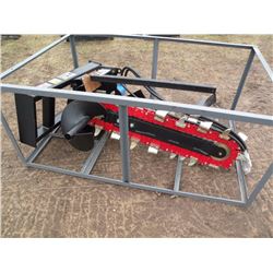 Trenching attachment for skidloader -New