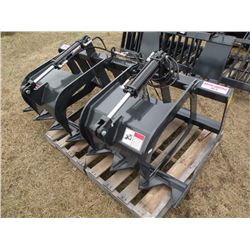 Stout 66" twin cylinder brush grapple  -New