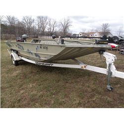 1999 Alumacraft 20' john boat w/trailer SN#-ACBW7031A999