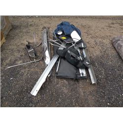 Mirrors off 2005 Chev, bug shield, camper mirrors & misc