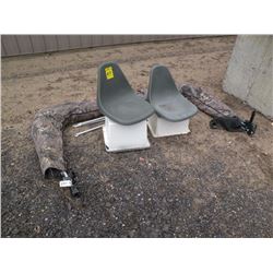 2 fishing chairs & canopy